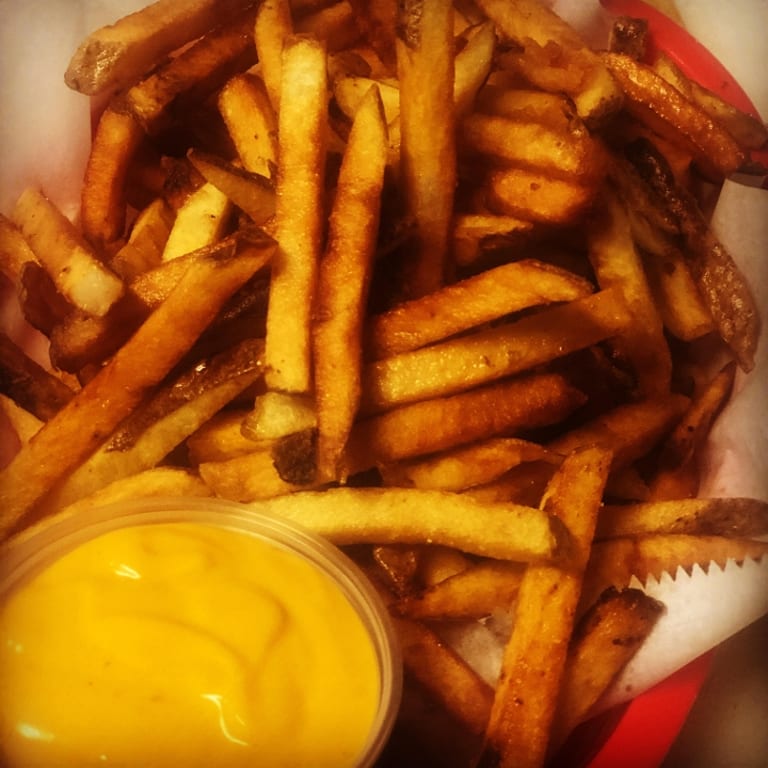 Delicious cheese fries just for you